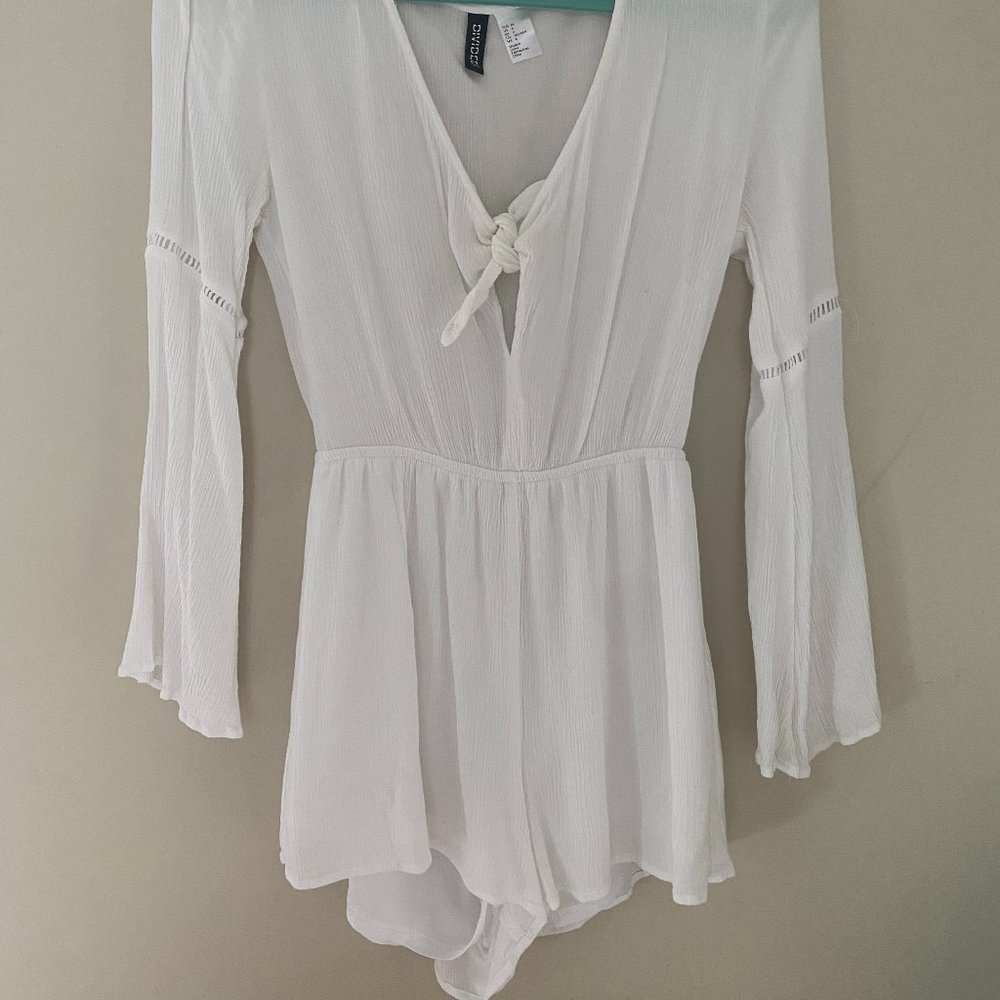DIVIDED White Romper